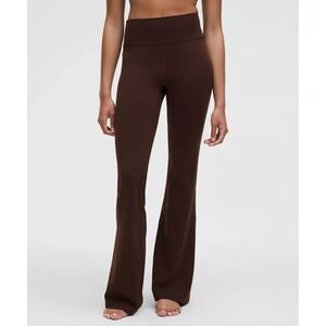 Lululemon Groove Nulu High-Rise Flared Pant 32.5" Java Brown Size 2‎ NWT